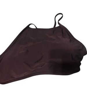Aerie Dark Brown Swim Top
